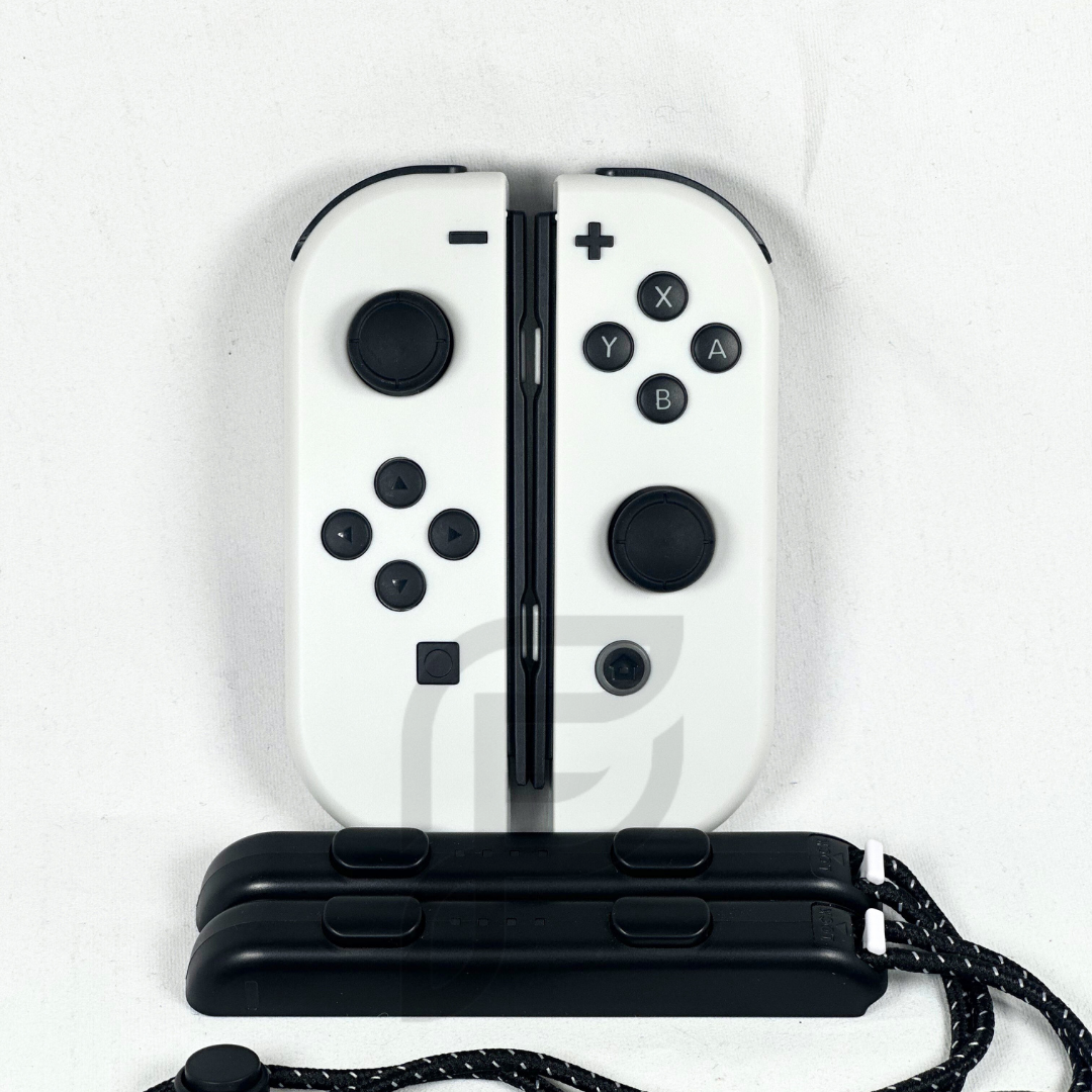 White OLED Hall Effect Never Drift JoyCons For Nintendo Switch/ Switch OLED