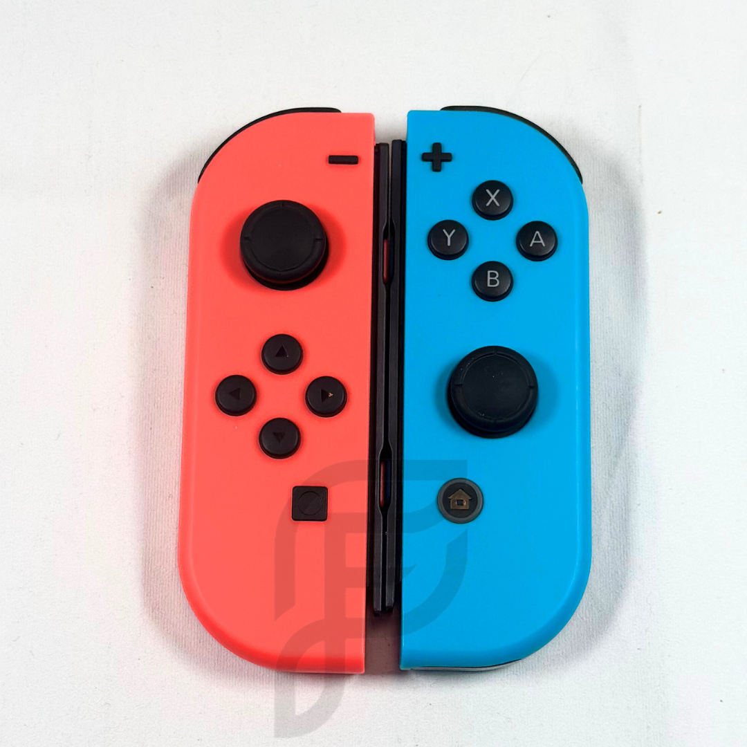 Neon Red Blue Hall Effect Never Drift JoyCons For Nintendo Switch/ Switch OLED