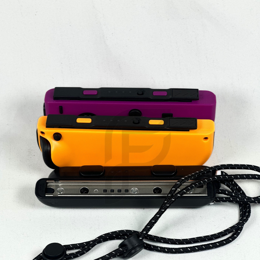 Purple Orange Neon Hall Effect Never Drift JoyCons For Nintendo Switch/ Switch OLED