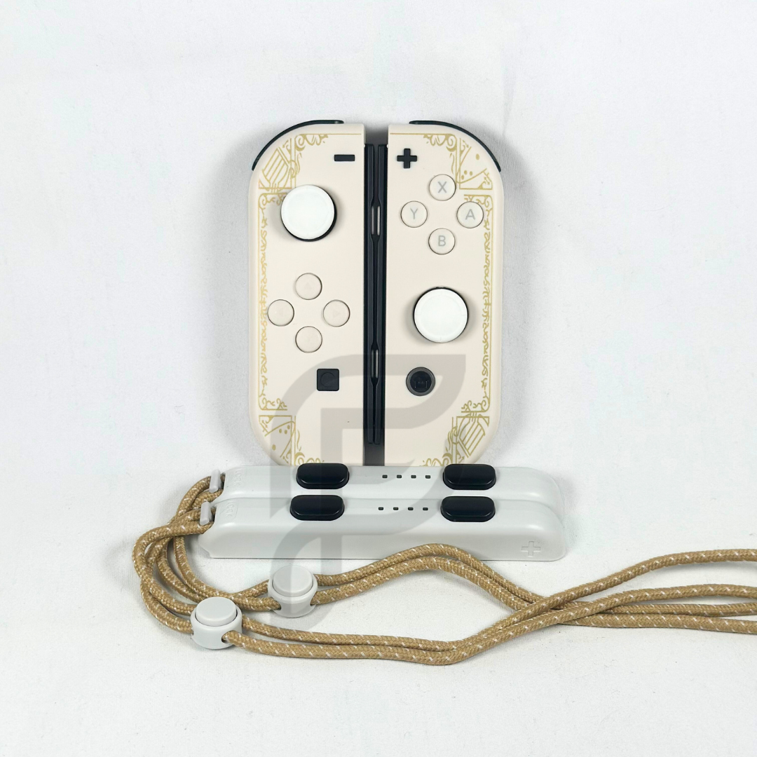 Zelda Gold White Hall Effect Never Drift JoyCons For Nintendo Switch/ Switch OLED