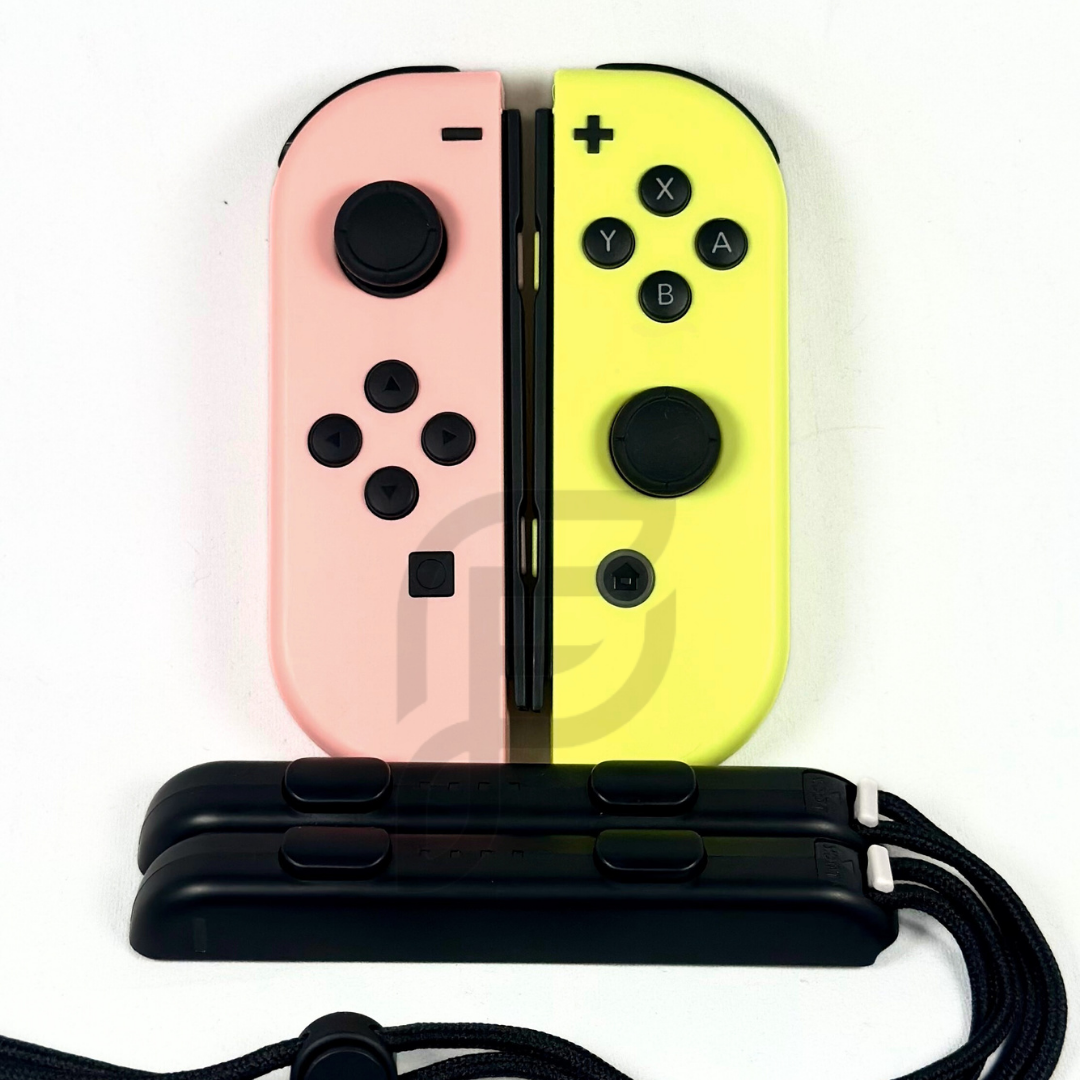 Pastel Pink Yellow Hall Effect Never Drift JoyCons For Nintendo Switch/ Switch OLED