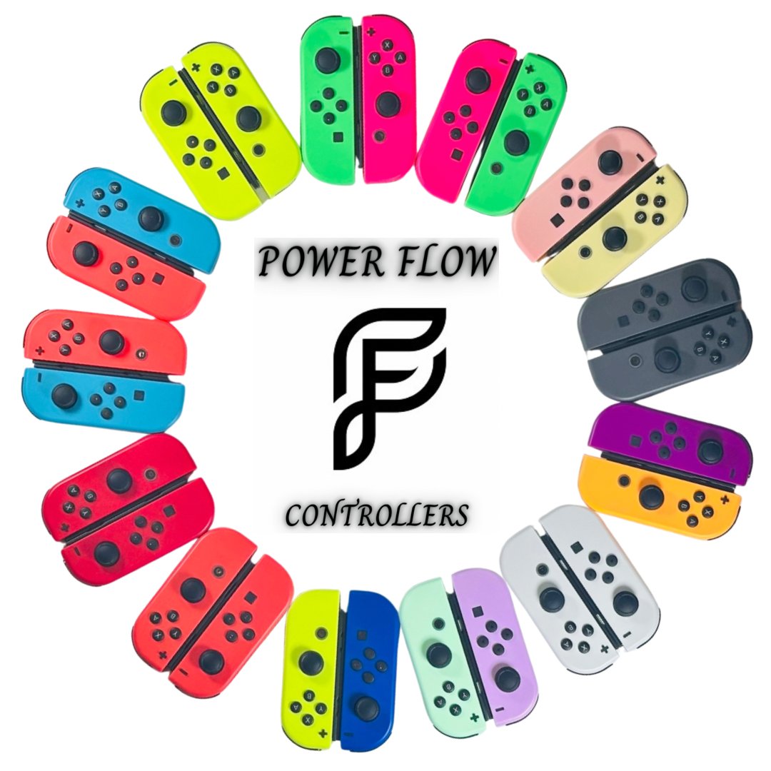 PowerFlow Brand Joy-Cons Solid Colors